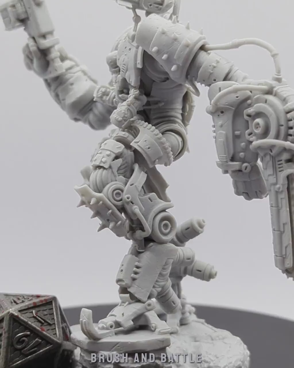 Arderite Sentinels | (Large) Miniatures by Archvillain Games | For Tabletop Gaming, D&D, Wargaming, and Painting | Assembled and Primed