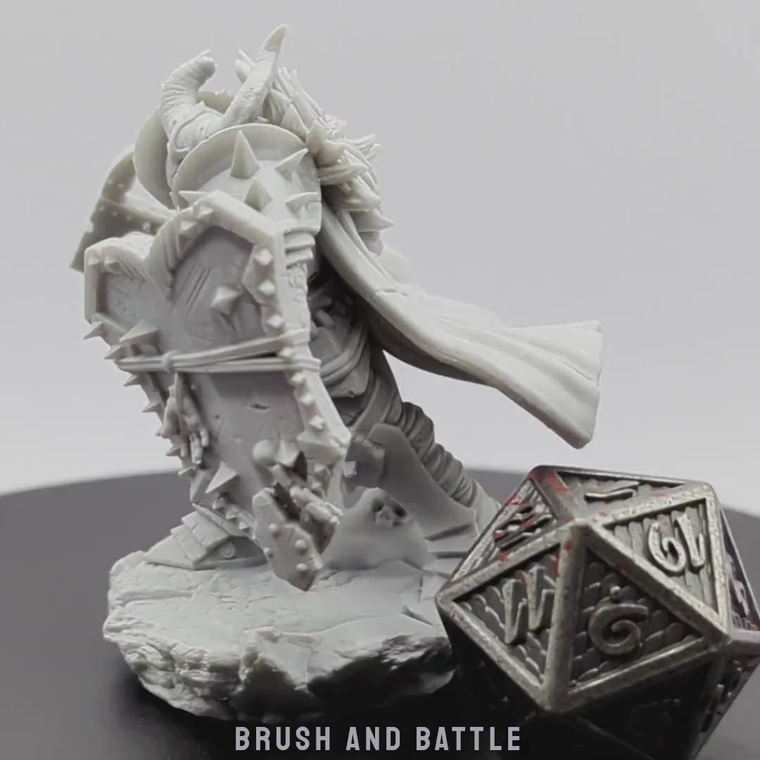 Gorkal Wrathenites | Miniatures by Archvillain Games | Resin Mini for Tabletop Gaming, D&D, Pathfinder, and Painting | Assembled and Primed